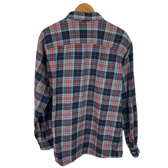 BF1402 Mens Redhead Brand Co Plaid Flannel Outdoor Button Down Shirt XL - Picture 4 of 5